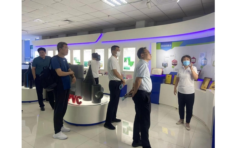 A delegation led by Dong Jihua, Deputy Director-General of the Hebei Provincial Department of Industry and Information Technology, visited our company for an inspection tour and research activities.